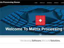 Tablet Screenshot of matrixbps.com